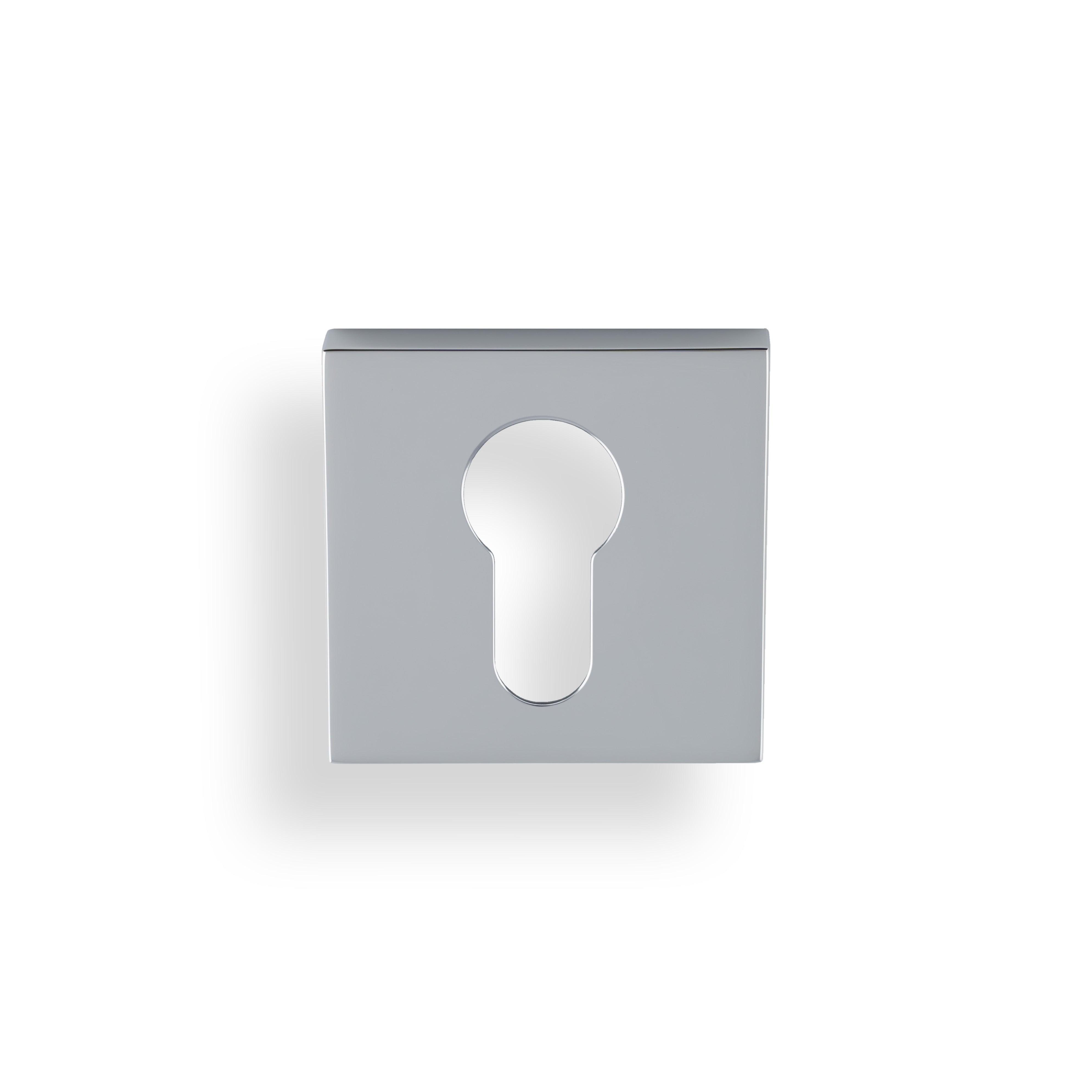 Valli – Euro Profile Push-on Square Rosette Escutcheon