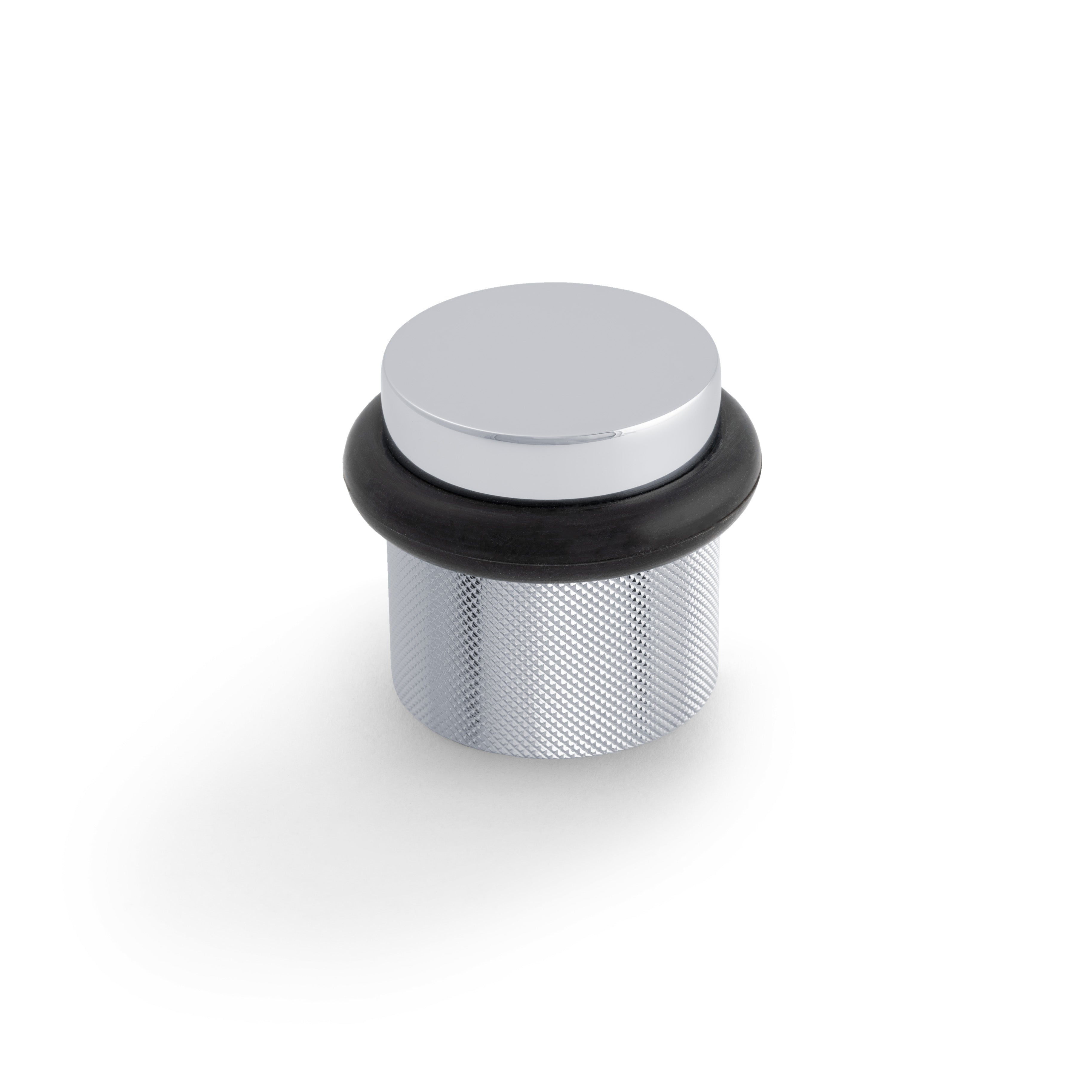 Valli – 38 x 35mm - Floor Mounted Knurled Doorstop - Concealed Fix