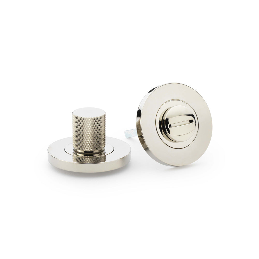 Round Rose - Slim - Knurled Bathroom Turn & Release