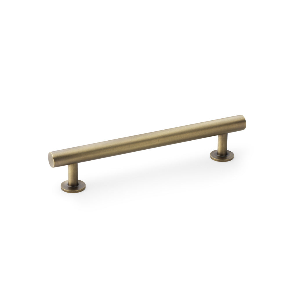 Round T-Bar Pull Handle — Antique Brass