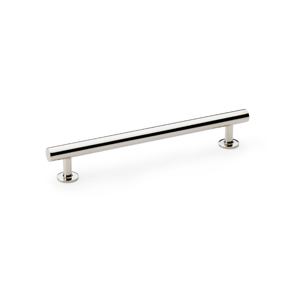 Round T-Bar Pull Handle — Polished Nickel