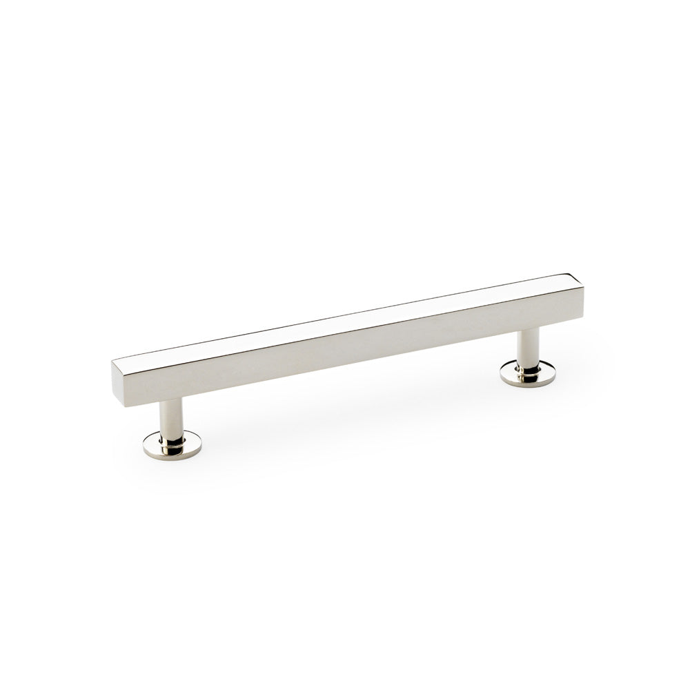 Square T-Bar Pull Handle — Polished Nickel