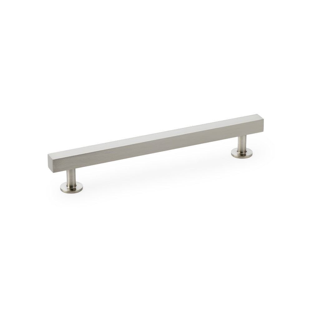 Square T-Bar Pull Handle — Satin Nickel