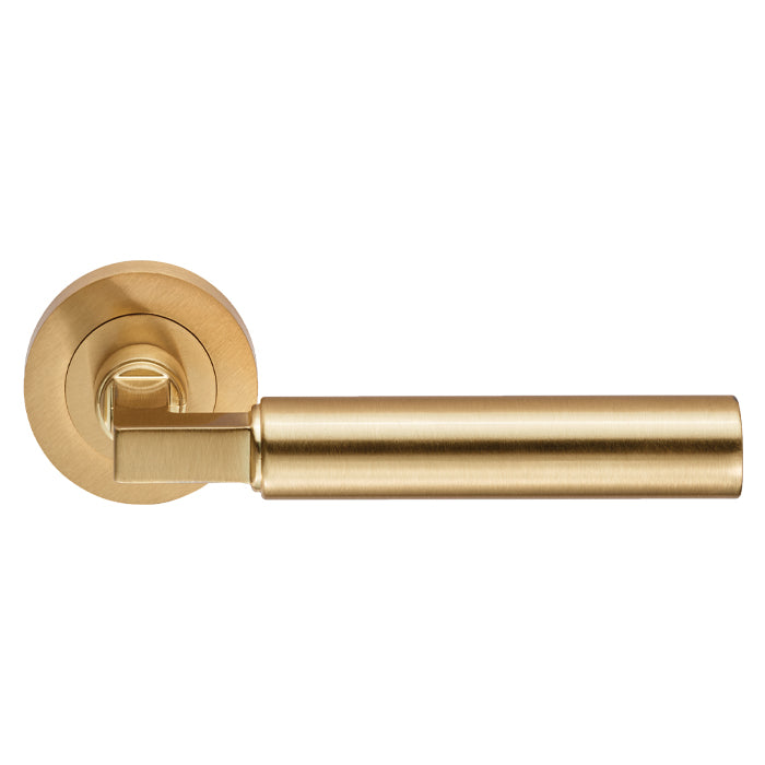 The Amiata Lever in Satin Brass