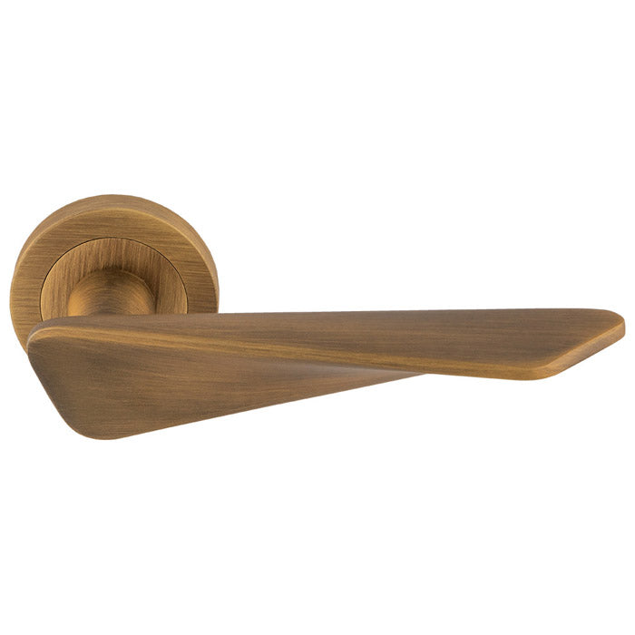 The Intona Lever in Antique Brass
