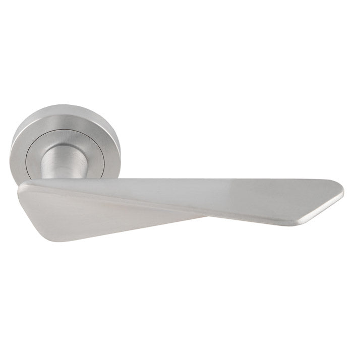 The Intona Lever in Satin Chrome