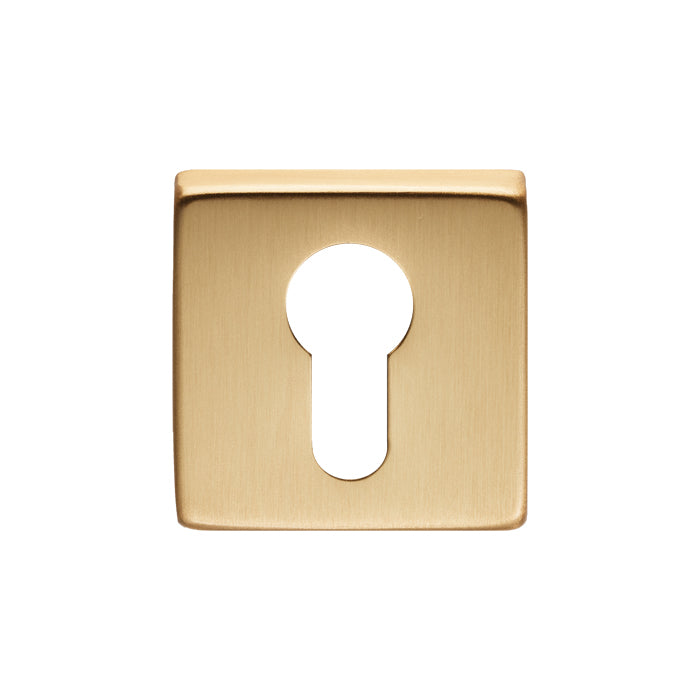 Square Rose - Classic - Euro Escutcheon