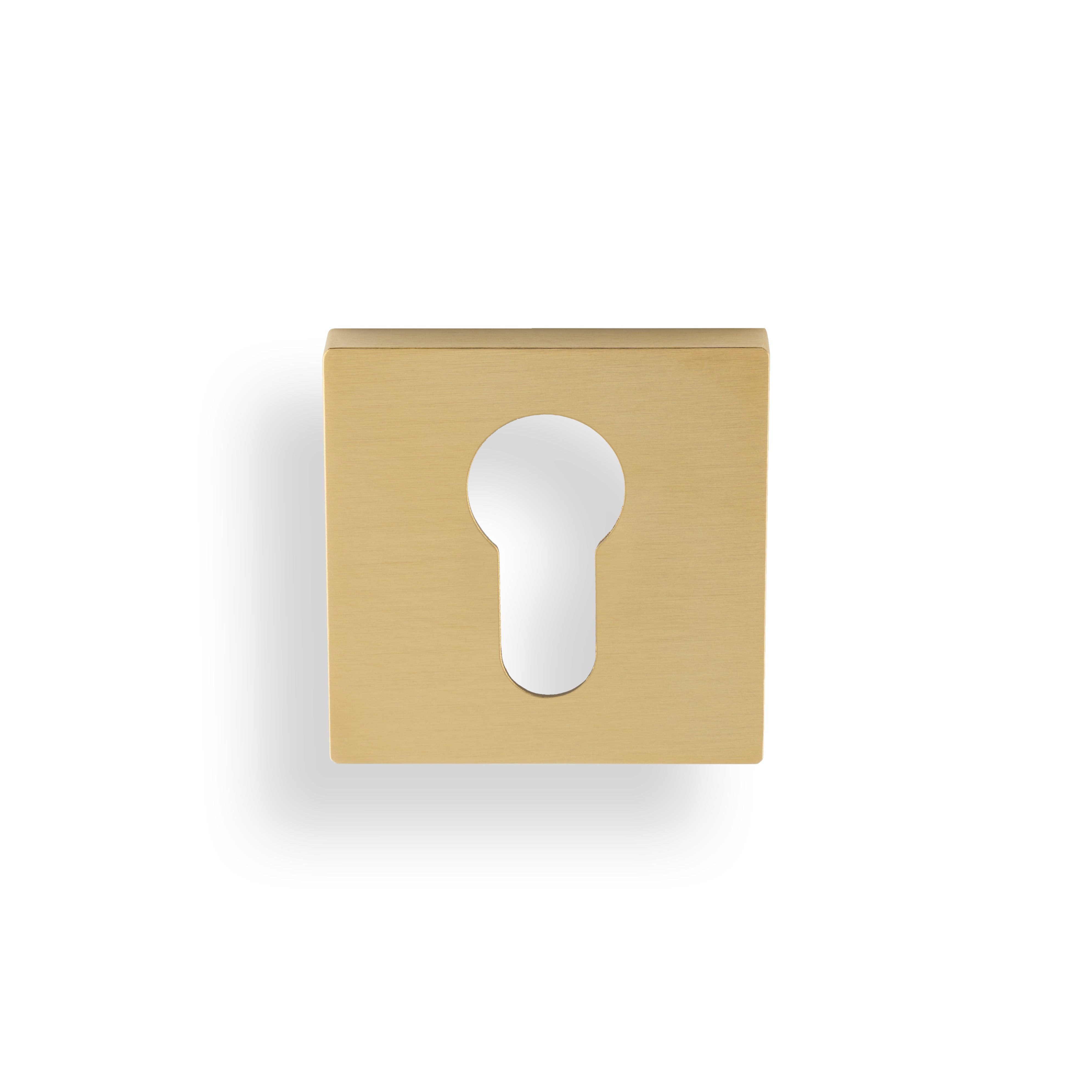 Valli – Euro Profile Push-on Square Rosette Escutcheon