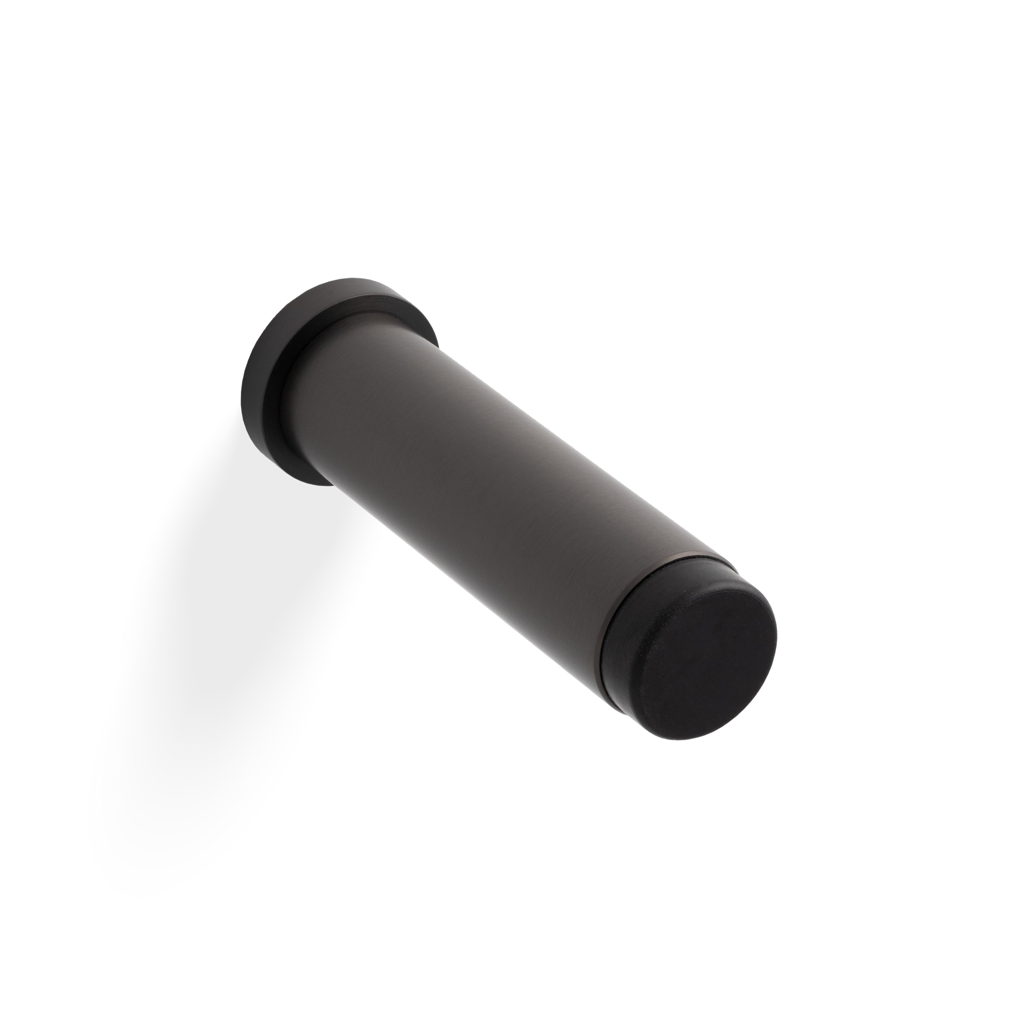 Valli – 76 x 20mm - Wall Mounted Plain Doorstop on Rose - Concealed Fix