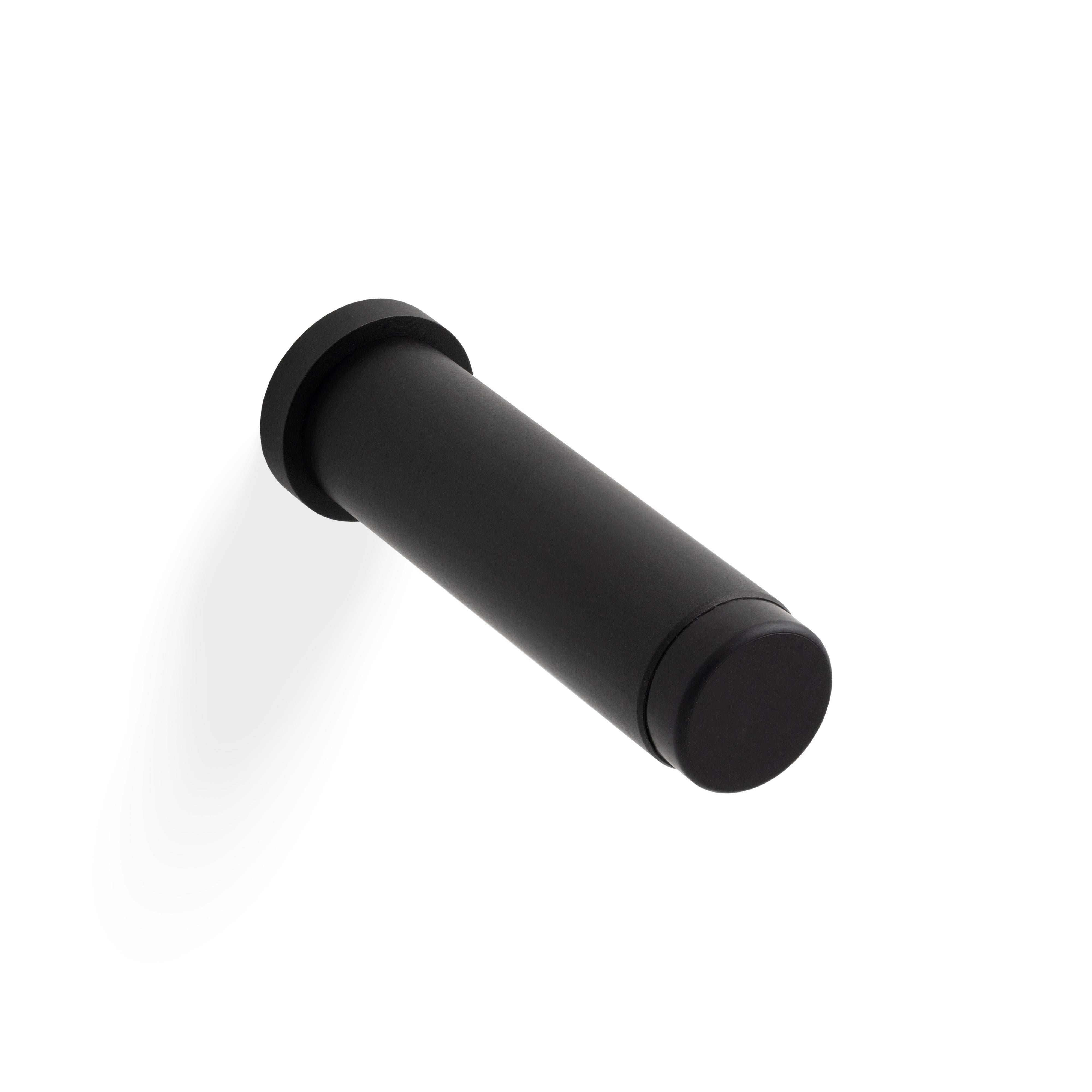 Valli – 76 x 20mm - Wall Mounted Plain Doorstop on Rose - Concealed Fix