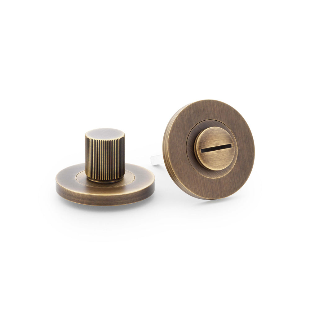 Round Rose - Slim - Reeded Bathroom Turn & Release