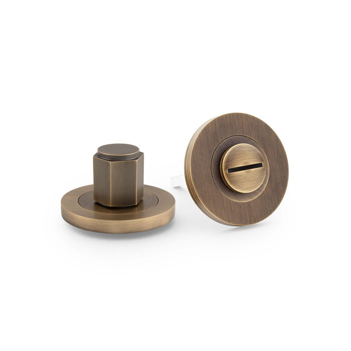 Round Rose - Slim - Hex Bathroom Turn & Release