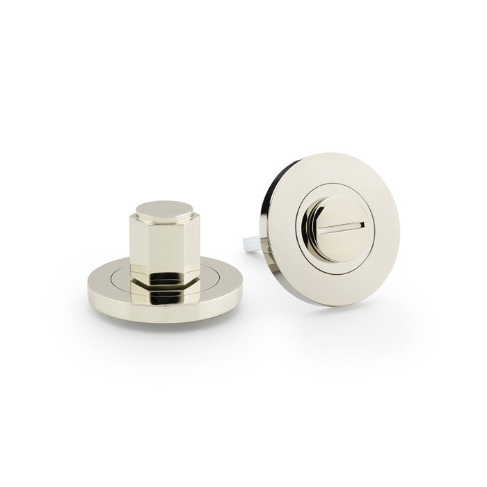 Round Rose - Slim - Hex Bathroom Turn & Release
