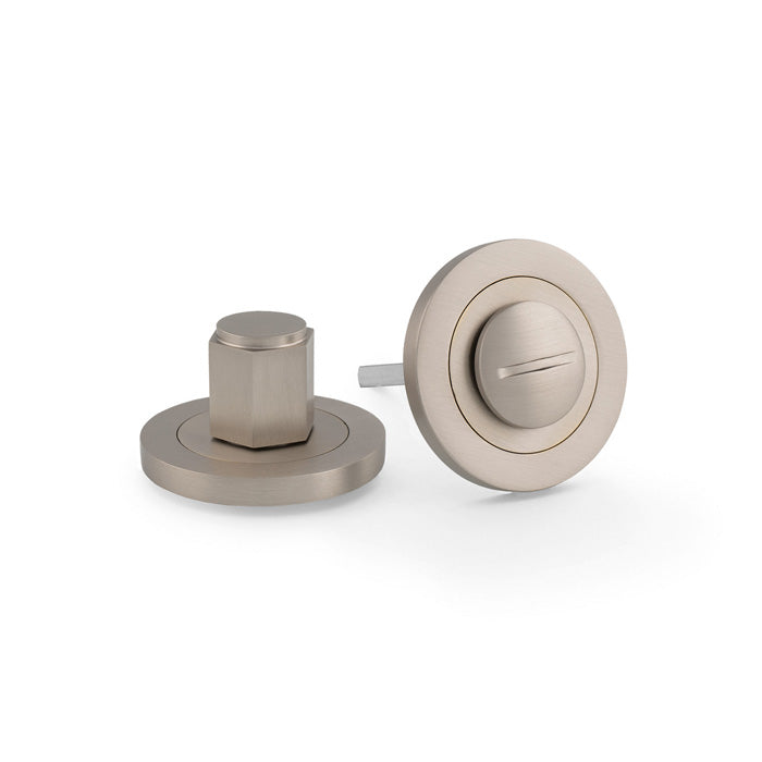 Round Rose - Slim - Hex Bathroom Turn & Release
