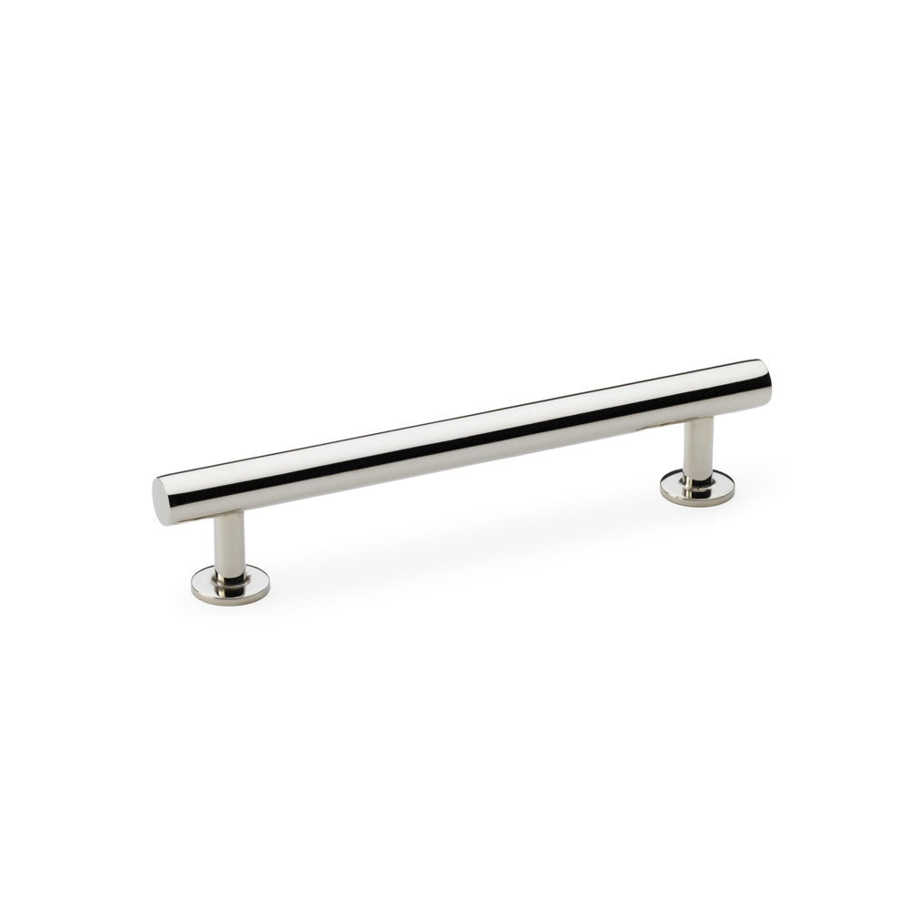Round T-Bar Pull Handle — Polished Nickel