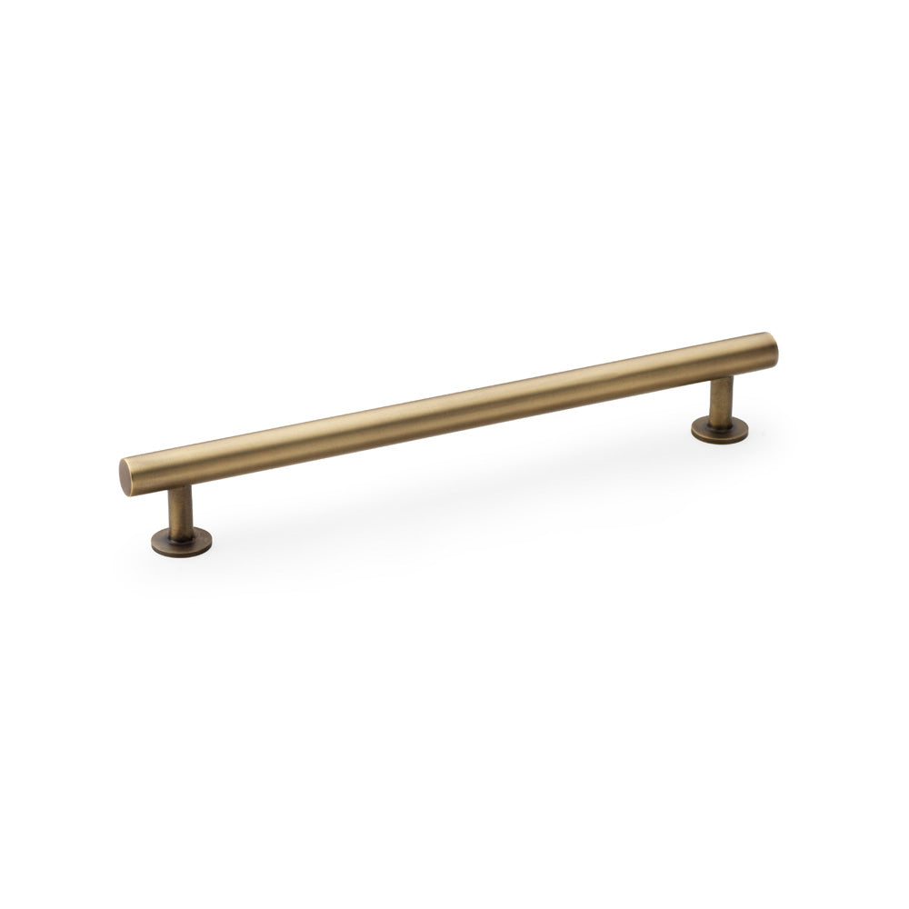 Round T-Bar Pull Handle — Antique Brass