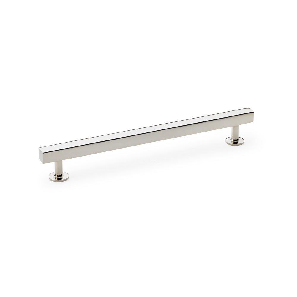 Square T-Bar Pull Handle — Polished Nickel