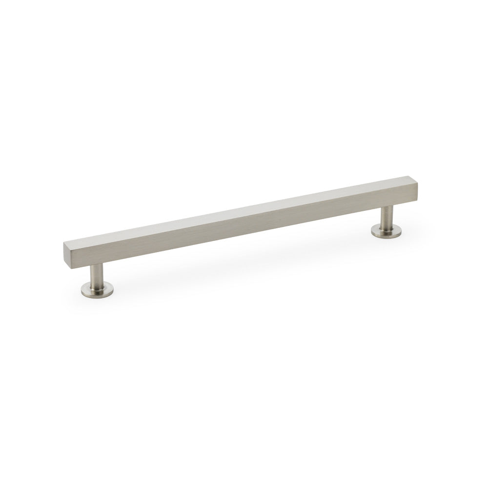 Square T-Bar Pull Handle — Satin Nickel