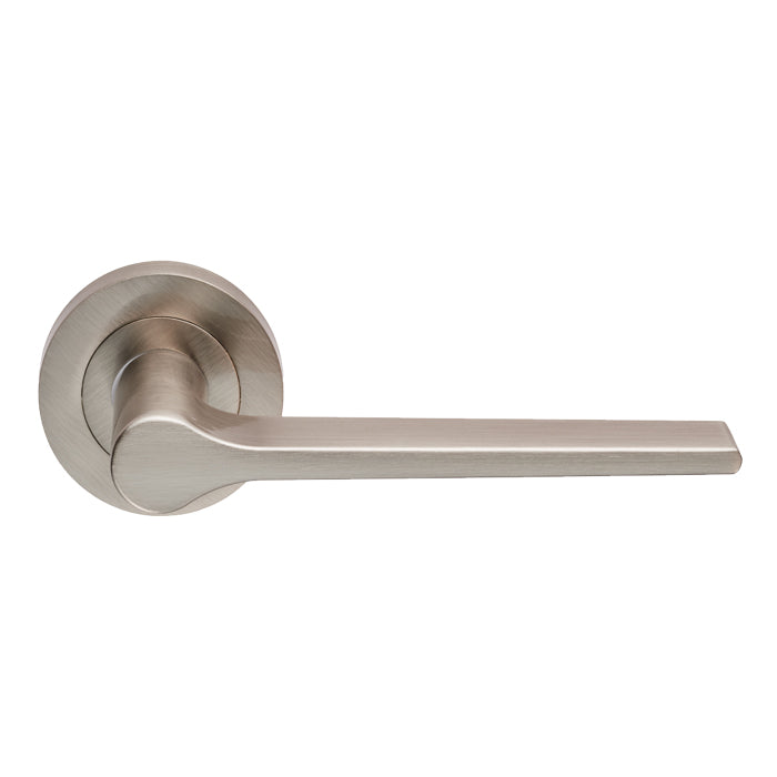 The Velino Lever in Satin Nickel