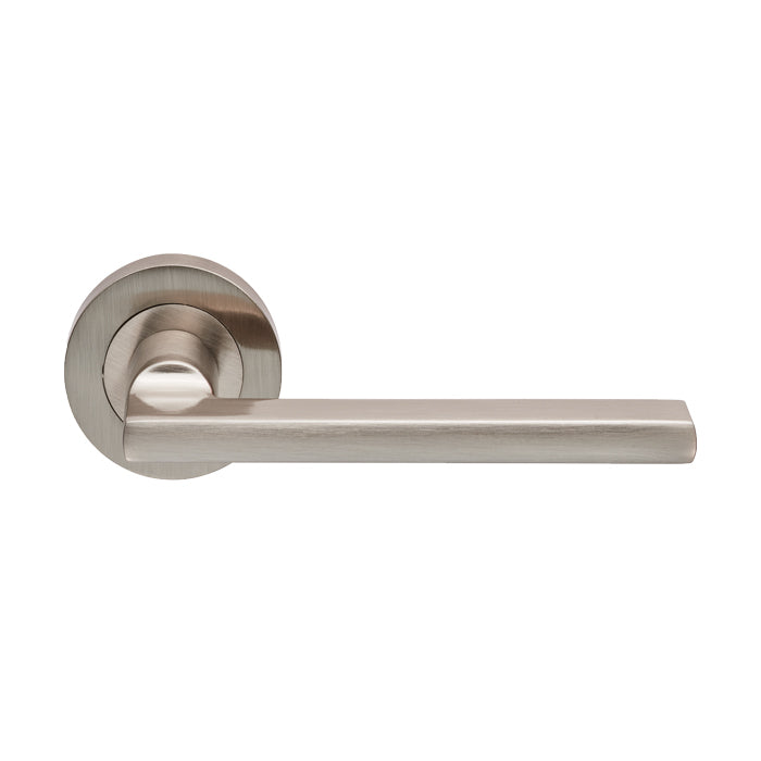 The Trentino Lever in Satin Nickel