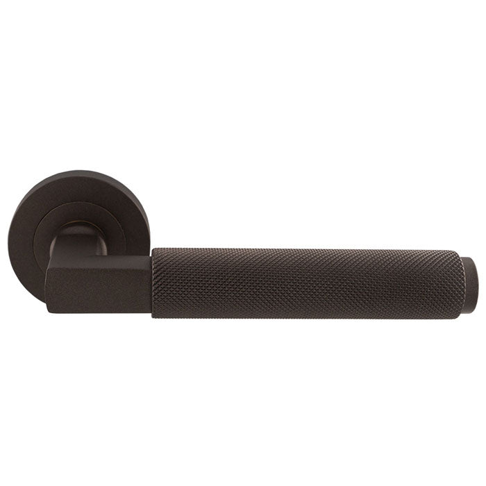 The Terazzo Antique Brass Lever in Matt Bronze