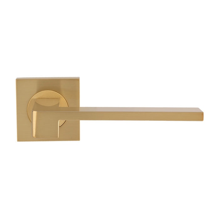 The Equi Lever in Satin Brass